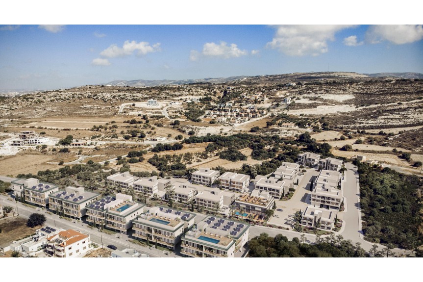 Pafos, Wspaniały kompleks apartament&oacute;w położony w urokliwym miasteczku Jeroskipu