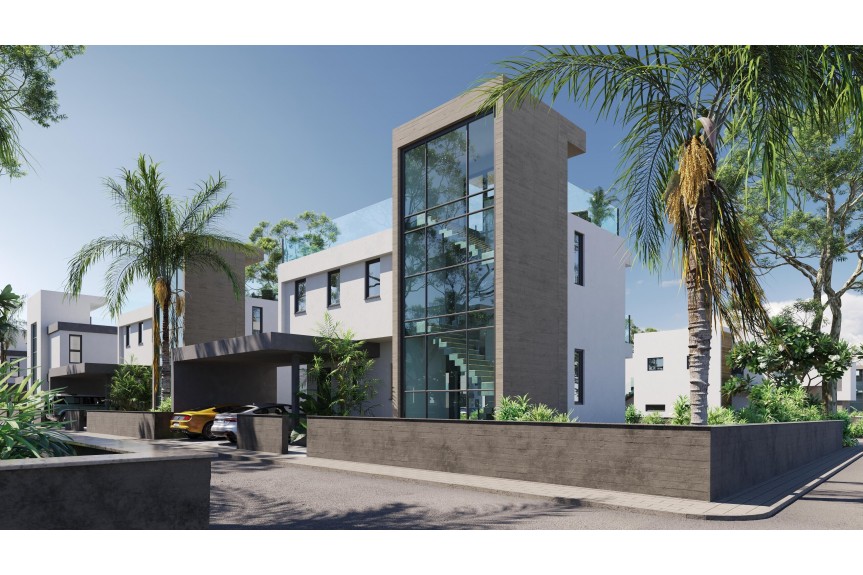 pafos, Pafos, ekskluzywne zamknięte osiedle składające się z 40 luksusowych willi