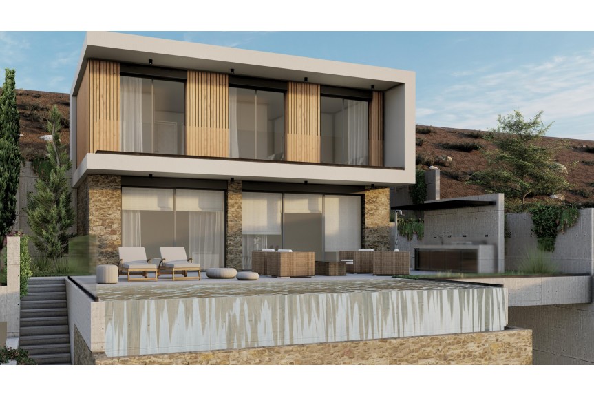 Pafos, Project of two exclusive villas in Geroskipou Paphos