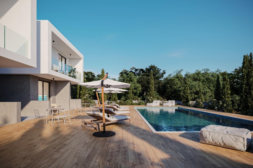 Pafos, Kompleks apartament&oacute;w w Paphos, Chloraka.