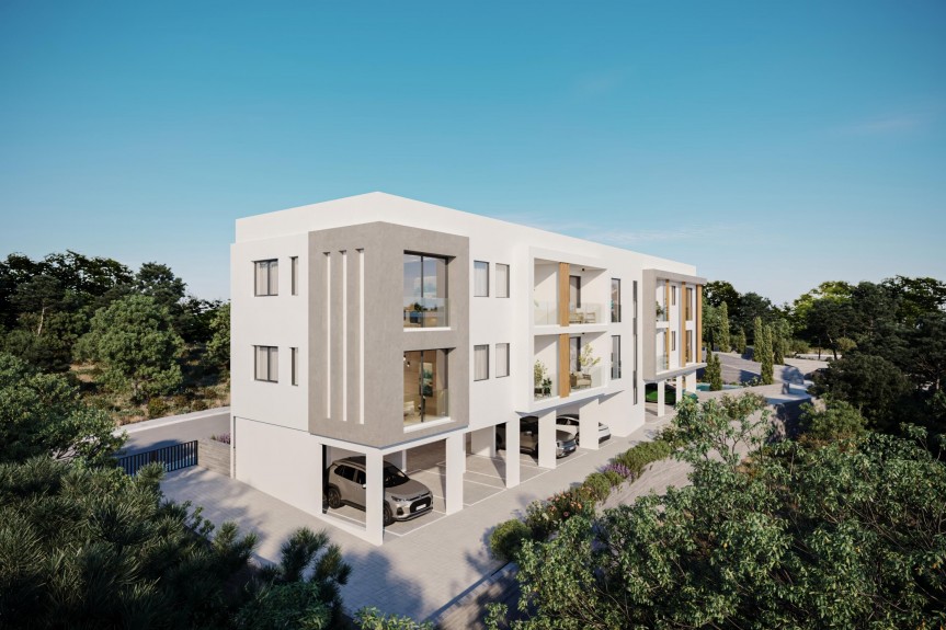 Pafos, Kompleks apartament&oacute;w w Paphos, Chloraka.