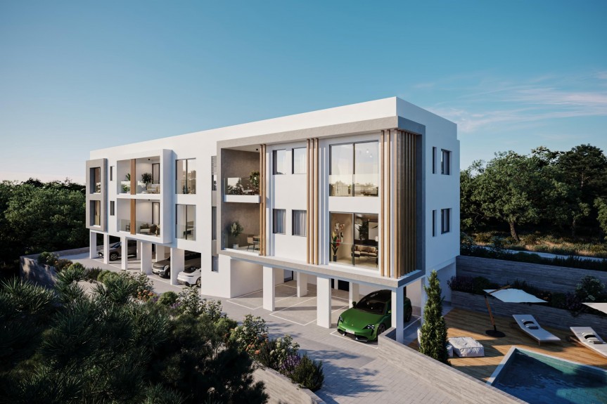 Pafos, Kompleks apartament&oacute;w w Paphos, Chloraka.