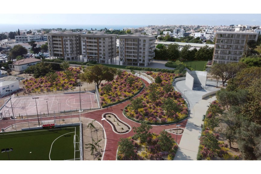 Pafos, Apartamenty w centrum Pafos w środku Parku Kolor&oacute;w!